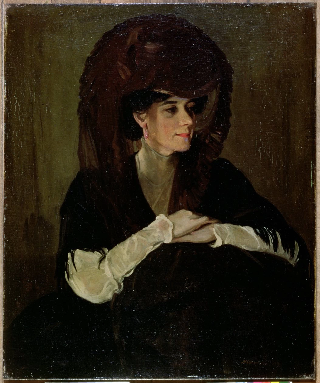 William Newzam Prior Nicholson - Il velo marrone, Birmingham Museums and Art Gallery